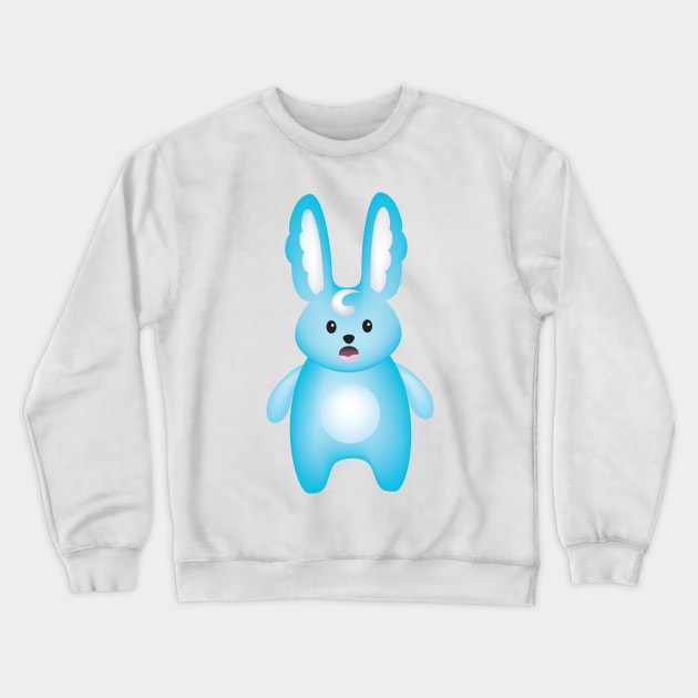 Surprised Rabbit Crewneck Sweatshirt by SWON Design